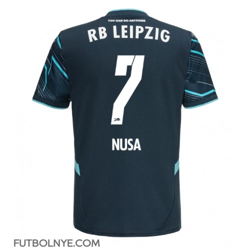 Camiseta RB Leipzig Antonio Nusa #7 Tercera Equipación 2024-25 manga corta